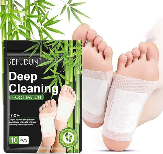 Lot de 10 patchs détoxifiants pour les pieds